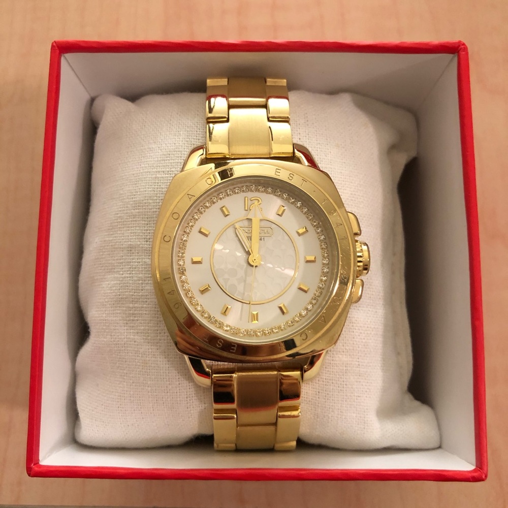 Coach Gold Watch